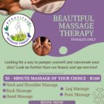 Brown Minimalist Beauty Spa and Massage Document A4